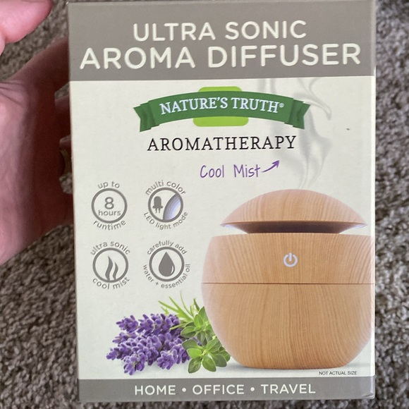 🆕NATURES TRUTH: Ultra Sonic Aroma Diffuser with USB connection/adapter - Picture 2 of 9